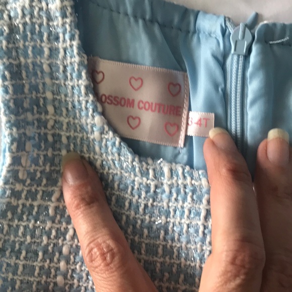 Blossom couture dress size 3-4t. - Picture 3 of 5